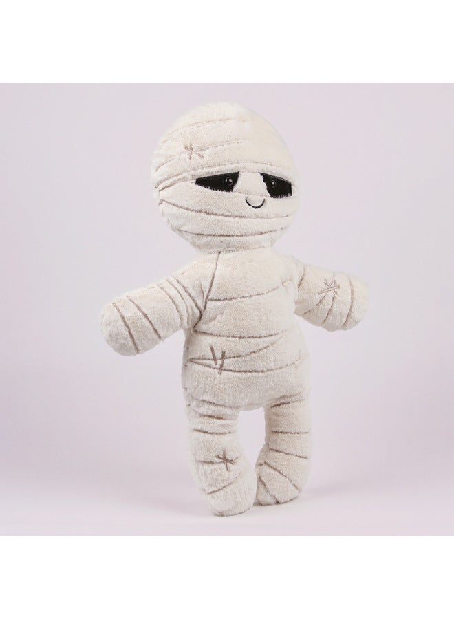 Loquat Skull Mummy Bat Limited Skull Bob Pendant Plush Doll-Color:Mummy-Height:20cm - Image 1