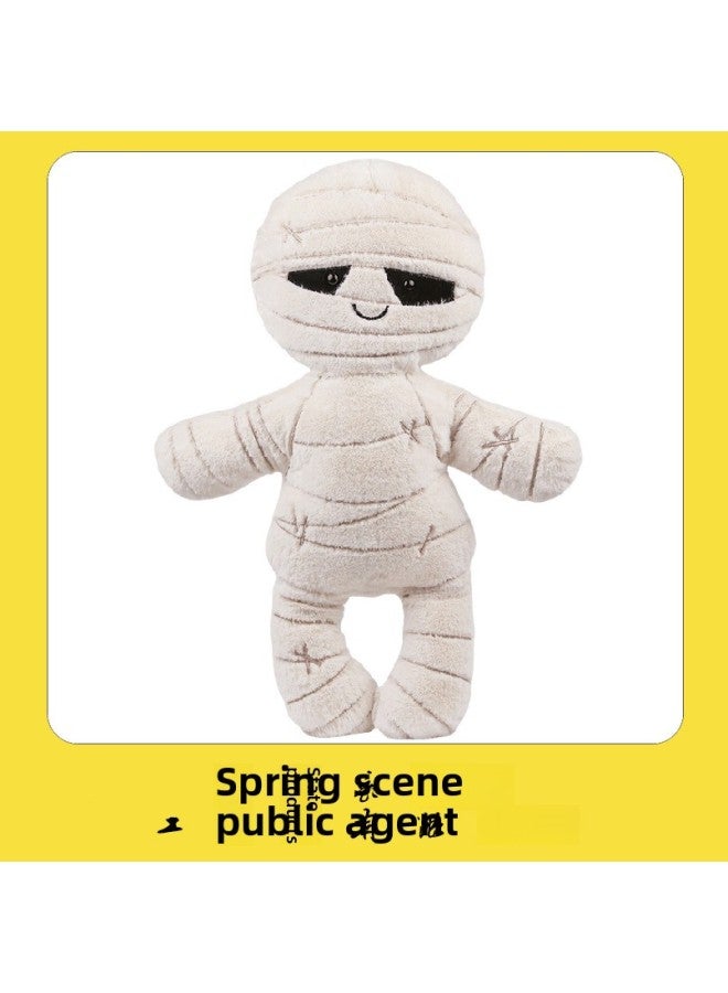 Loquat Skull Mummy Bat Limited Skull Bob Pendant Plush Doll-Color:Mummy-Height:20cm - Image 2