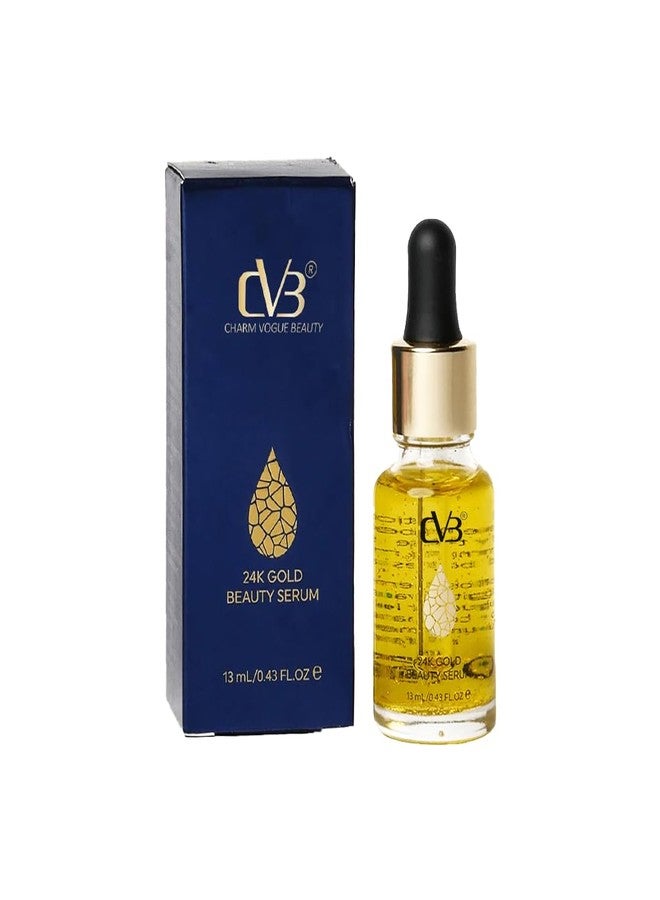 CVB 24K Gold Face Beauty Serum - Radiance-Boosting, Anti-Aging Facial Serum for Glowing & Hydrated Skin | Lightweight, Non-Greasy Formula for All Skin Types