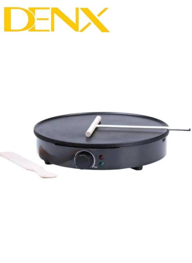 Denx Crepe Pancake Maker, Adjustable Temperature Control | 1000W - Image 4