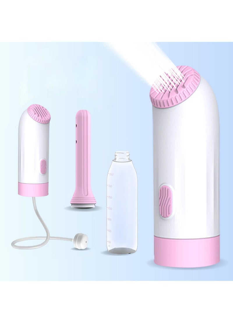 XiuWoo Portable IPX7 Waterproof Rechargeable Electric Bidet, Premium Travel Shatta, Handheld Sprayer for Personal Hygiene with 3 Speed ​​Automatic Irrigator, Water Bottle, Replaceable Rinse Head  - Image 1