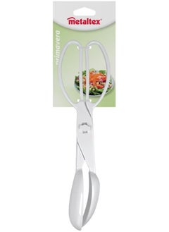 Metaltex Metaltex White Salad Clamp – Multipurpose Kitchen Serving and Cooking Clamp, Strong Bread Clamp, Ideal for Vegetables, Fruits, Meats, Desserts, Appetizers, and Steaks  - Image 4