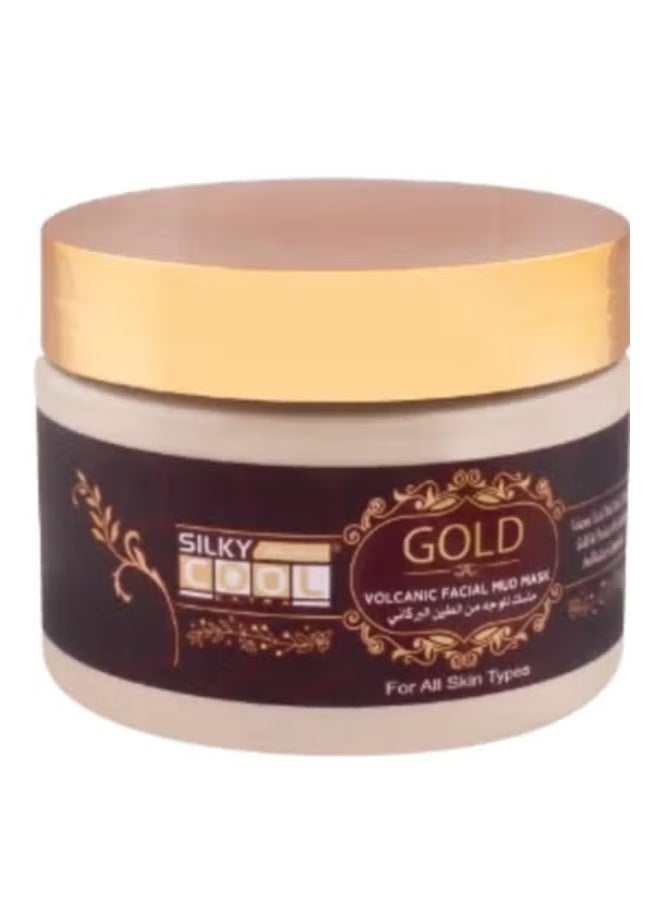 Gold Facial Volcanic Mud Mask For All Skin Types 350ml