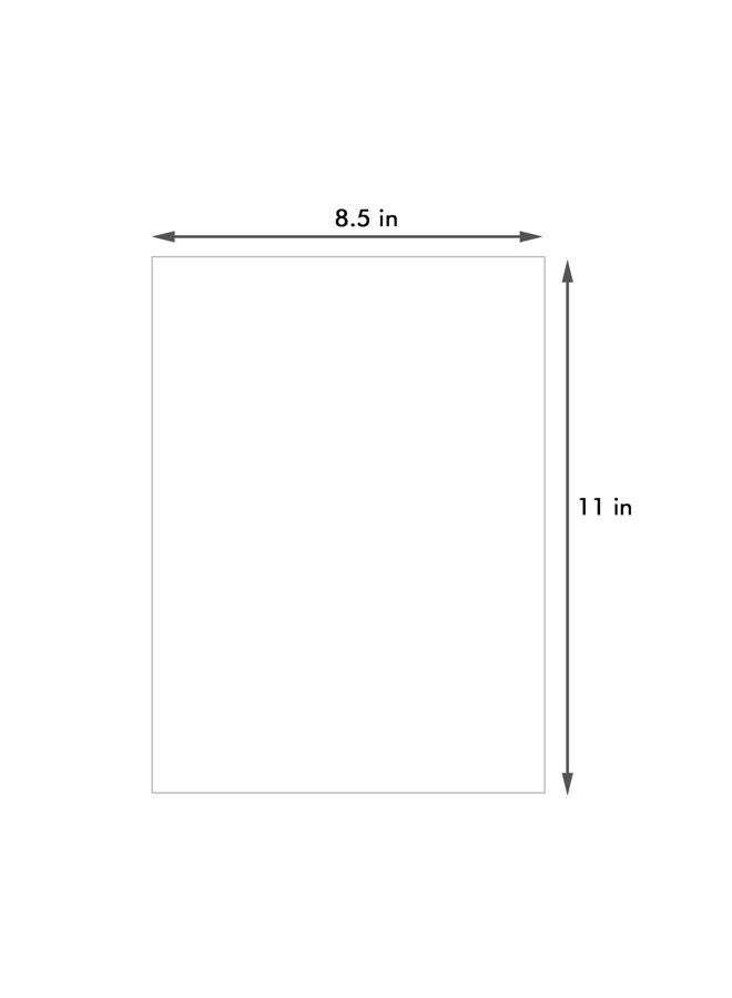 Somime 25 Pack Backing Boards Only - 8.5x11 Uncut White Mats Matboards, Acid Free & White Core Backerboards, Ideal for Photos/Pictures/Prints/Frames/Arts - Image 2