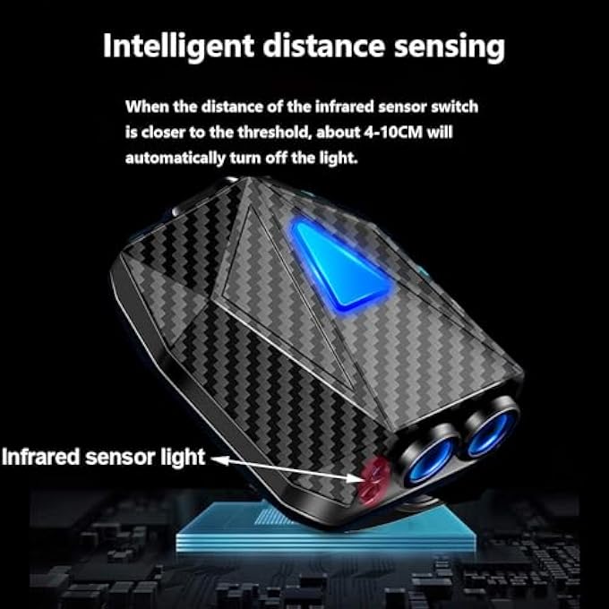 ميكينج تك قطعتان من جهاز عرض ضوء باب السيارة لاسلكي LED لباب السيارة، جهاز عرض عالي الدقة قابل لإعادة الشحن، مصباح ظل ترحيبي للسيارة مناسب لجميع السيارات - Image 5