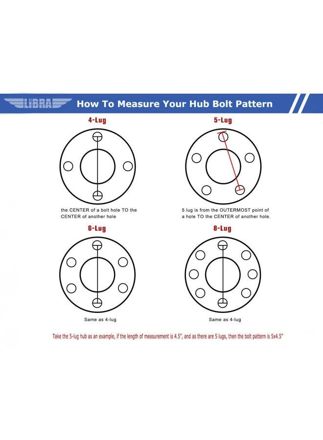 Libra Set of 2 Trailer Idler Hub Kits 5 on 4.5 for 2000 lbs Axle 1-1/16" Bearings - 22016K - Image 4