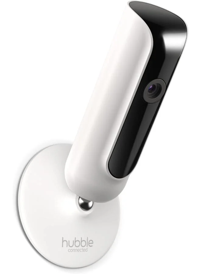 هابل متصل Hubble Smart Wi - Fi Full Hd Baby Video Camera Wireles, Fam Cam, H.264 Video Compression With Infrared Night Vision, White
