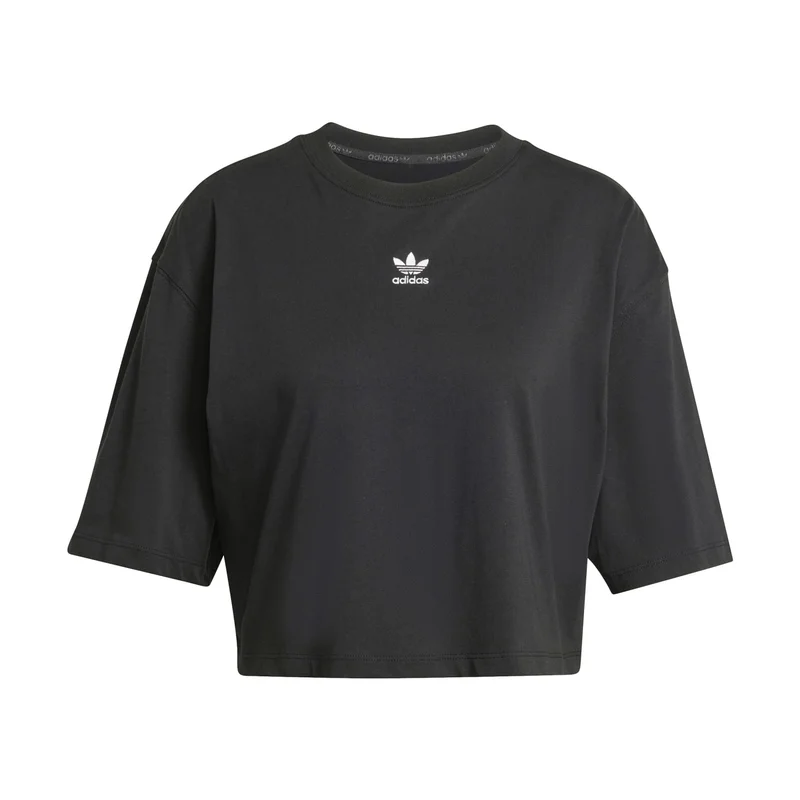 Adidas ESS CROP TEE Black Originals Women T-SHIRTS