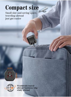 LDNIO Universal Conversion Plug for Travel Adaptor Connect to The Worldwide Charger Plug US/AU/EU/UK Black  - Image 5