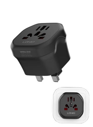 Universal Conversion Plug for Travel Adaptor Connect to The Worldwide Charger Plug US/AU/EU/UK Black - pzsku/Z75B6A26F4BD7EBACEC06Z/45/_/1729085638/854825ad-3797-4fd9-872f-d18c6e2f17ac