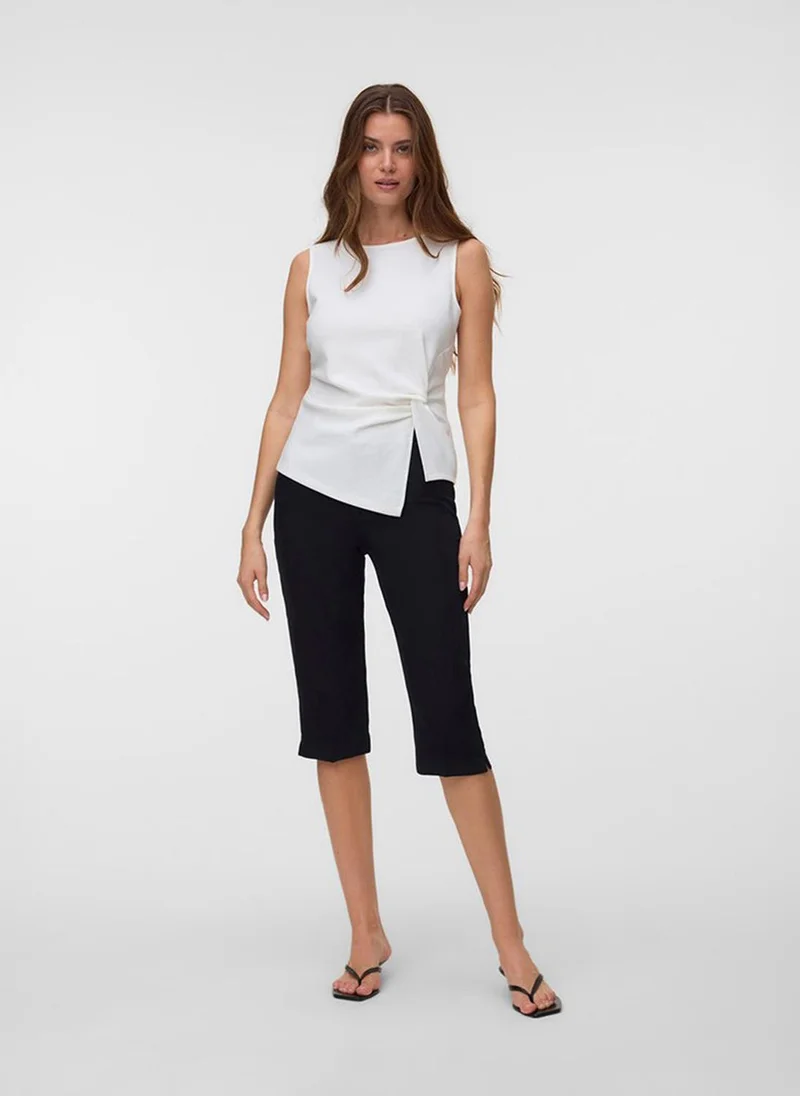 Women's VMSMILLA Sleeveless Knot Top Jersey