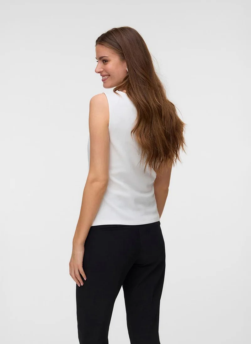 Vero Moda  Women's VMSMILLA Sleeveless Knot Top Jersey for Women | Best Price UAE