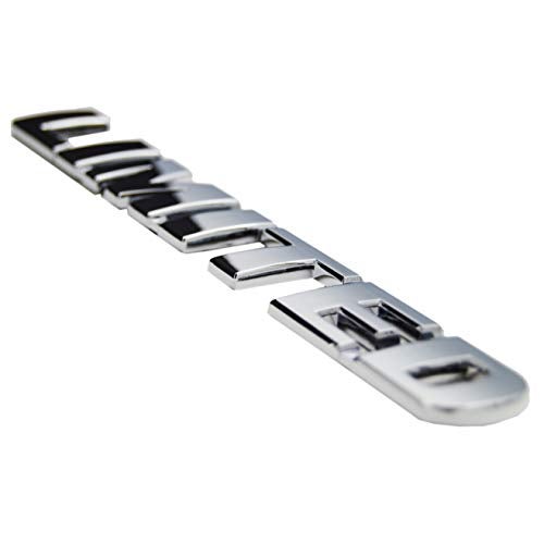 PartsTo Metal Chrome Silver Limited Emblem Letter Badge Exterior Trim Decal for Toyota Camry Corolla RAV4 Tundra Highlander and Subaru Pillar Trunk Side 5.5 x 0.75 inches - Image 2