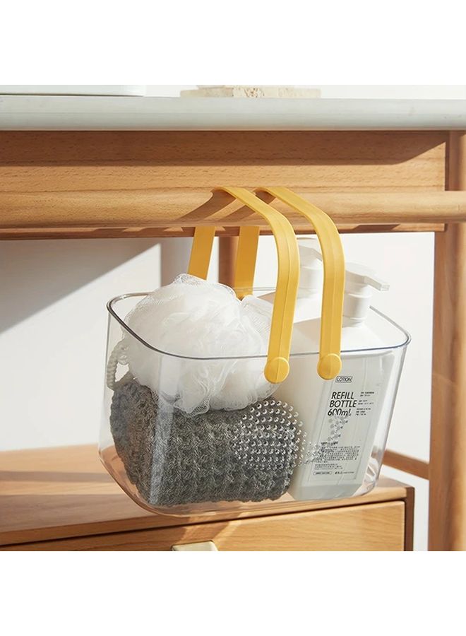 Blue Portable Shower Caddy Bathroom Storage Basket With Handles Organizer Box - Image 3