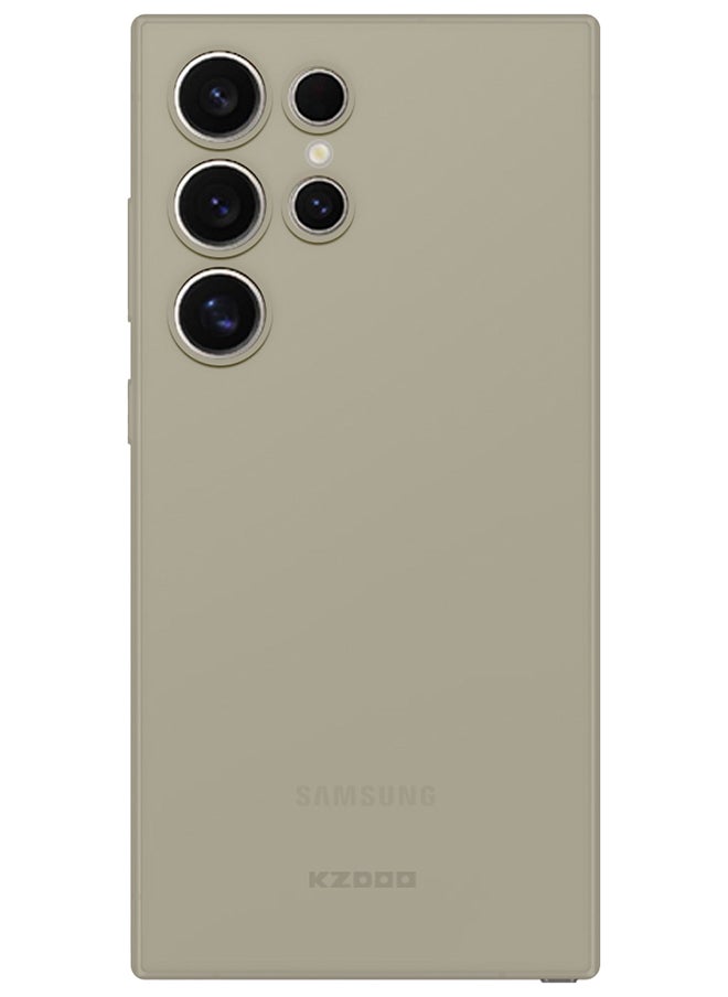 KZDOO - Samsung Galaxy S24 Ultra Case Slim Thin Air Skin Full Coverage Protective Case Sturdy Durable Thin Case Drop Protection Case Cover Transparent Grey - Image 1