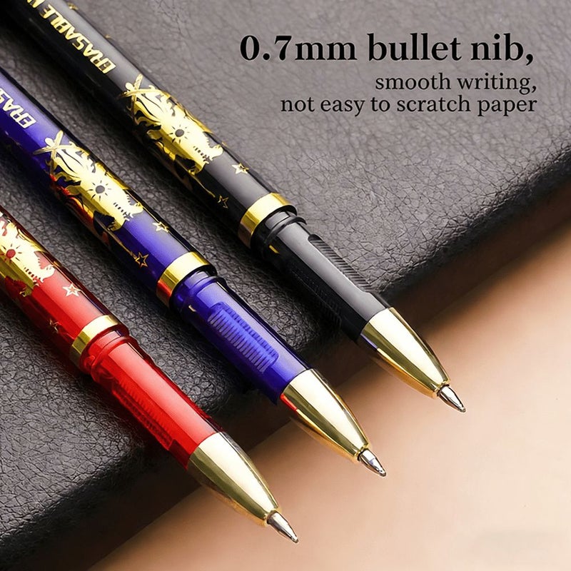 2 Pens 50 Refills 1 Eraser Erasable Gel Pen Set With Smooth Writing For Student Office School Supplies Black - Image 4