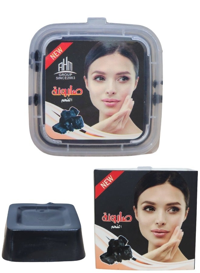صابونة الفحم بخلاصة الكولاجين و فيتامين (E) - Image 1