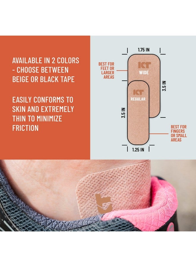 كيه تي تيب شريط منع ظهور البثور من KT Health - 30 شريطًا مقطوعًا مسبقًا لحماية البثور، لاصق قوي، تم اختباره من قبل أطباء الجلدية، مثالي للرياضيين وأنماط الحياة النشطة - أسود - Image 4