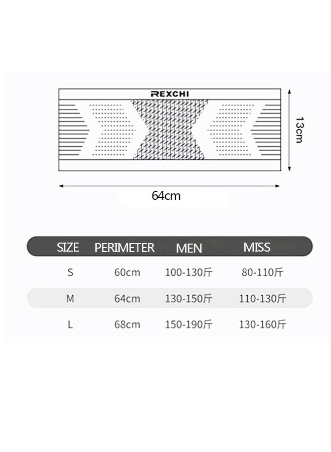 REXCHI Running Belt Waist Bag, Multifunctional Sports Waist Bag, Invisible Belt Bag, Large Capacity Anti-Slip Breathable Gym Bag for Outdoor Running - Image 2