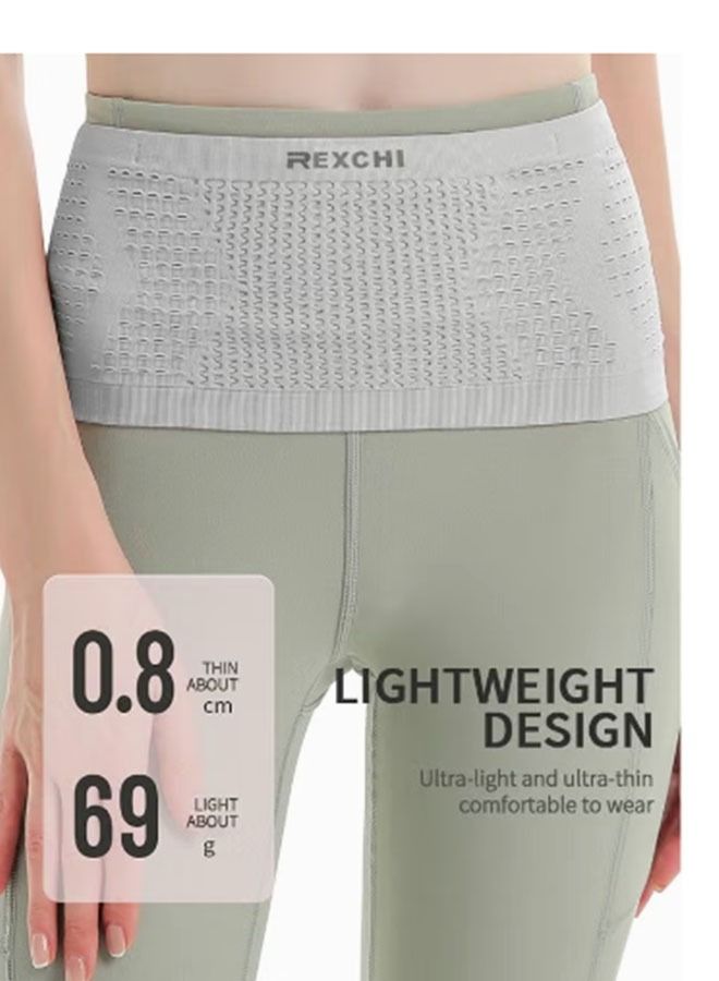 REXCHI Running Belt Waist Bag, Multifunctional Sports Waist Bag, Invisible Belt Bag, Large Capacity Anti-Slip Breathable Gym Bag for Outdoor Running - Image 5