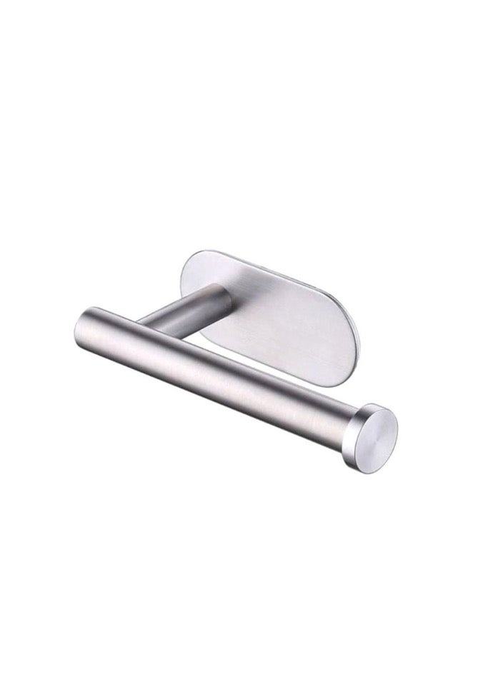 الصاعد حامل لمناديل التواليت من الاستانلس إستيل فضي 15x5سم - Image 2