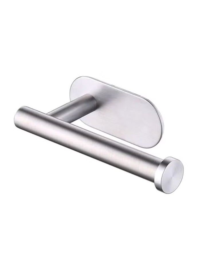 الصاعد حامل لمناديل التواليت من الاستانلس إستيل فضي 15x5سم - Image 1
