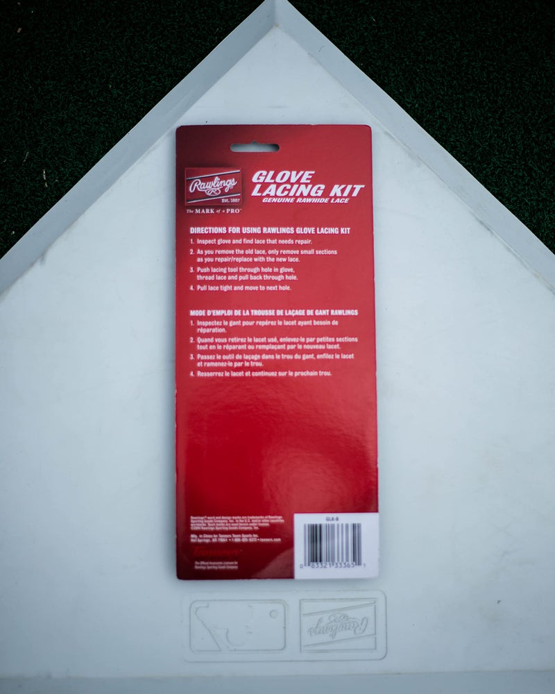 Rawlings | Glove Lacing Kit | Baseball/Softball | 5"" Needle & 48"" Rawhide Lace | Black - Image 4