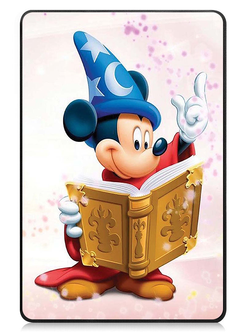 Theodor Protective Flip Case For Realme Pad 2 With Trifold Stand Auto Wake Sleep Shockproof Cover Mickey Reading Book - Image 1