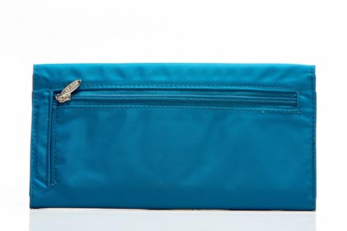 Big Skinny RFID Blocking Slim Elope Tri-Fold Checkbook Wallet, Ocean Blue, One Size - Image 2