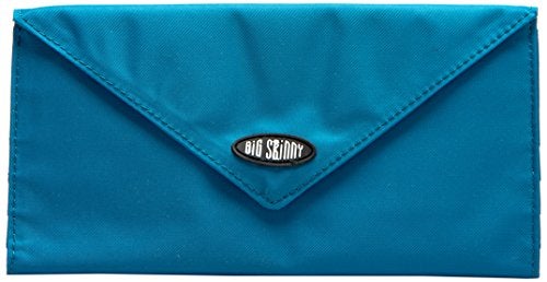 Big Skinny RFID Blocking Slim Elope Tri-Fold Checkbook Wallet, Ocean Blue, One Size - Image 4