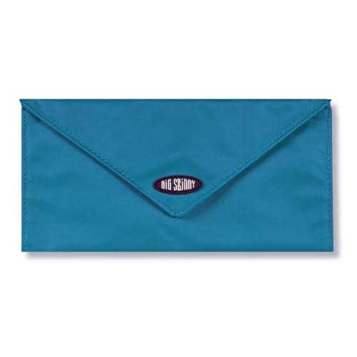 Big Skinny RFID Blocking Slim Elope Tri-Fold Checkbook Wallet, Ocean Blue, One Size - Image 1
