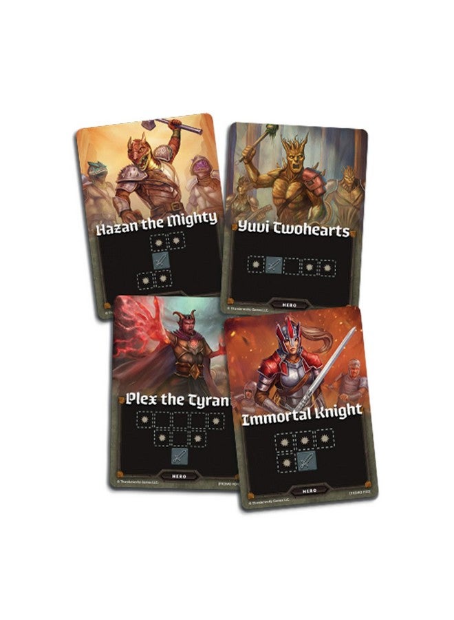 Thunderworks Games: Cartographers Heroes: Champions Mini-Expansion - 4 New Heroes for Cartographers Heroes, Game of Fantasy Map Drawing, Flip & Write - Image 1