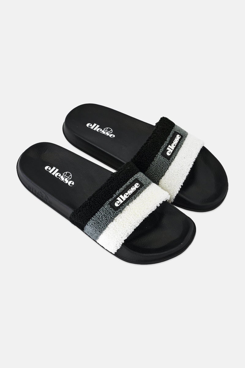 Ellesse Men Triply Brand Logo Slip On Slides, Black - Image 2