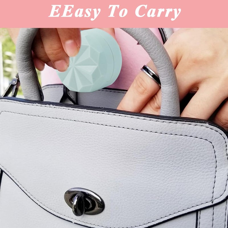 MAYCREATE 3pcs Silicone Cream Jars for Travel 20ml Cream Dispenser Refill Travel Bottles for Toiletries Leakproof Small Travel Containers for Face Body Hand Cream Shampoo Powder - Image 5