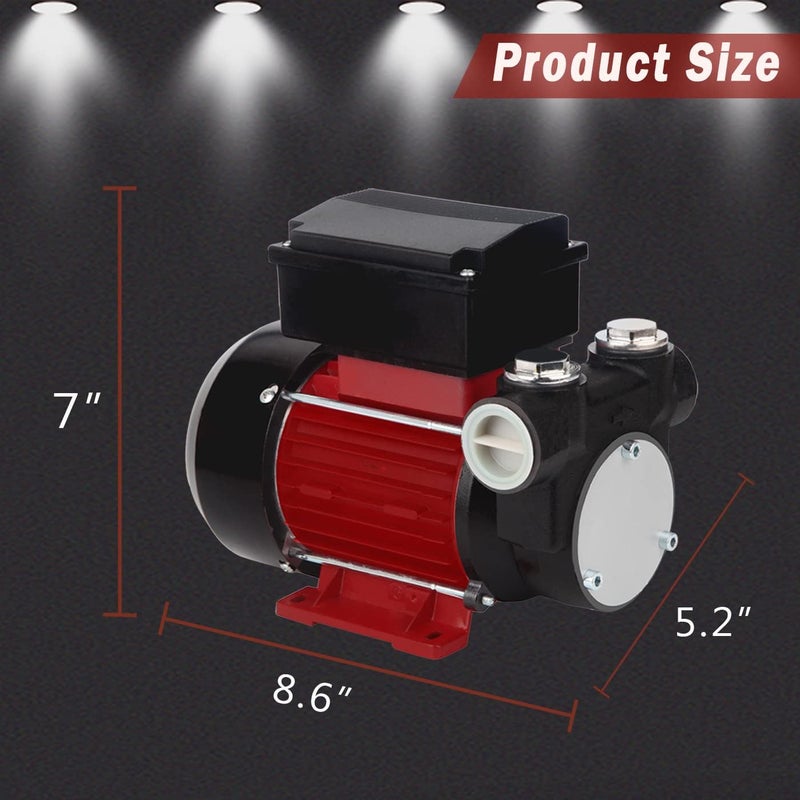 TOPWAY مضخة نقل زيت كهربائية ذاتية التحضير 15GPM 110V AC للديزل والكيروسين والبيوديزل - Image 5