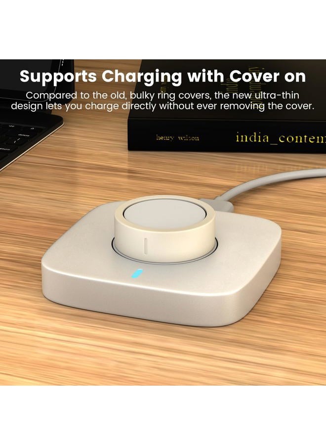 BandRain Ultra-Thin Covers for Oura Ring Gen 4/Oura Gen 3 Cover, Support Charging with Cover on, Anti-Scratch Elastic Silicone Smart Rings Protector Case Accessories for ULTRAHUMAN Ring AIR Women Men, 6 Pack - Image 3