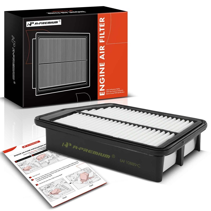 A-Premium APremium Engine Air Filter Compatible with Hyundai Elantra Elantra GT Tucson Kia Forte Forte5 Sportage 20102018 18L 20L 24L Rigid Panel Replace 281132S000