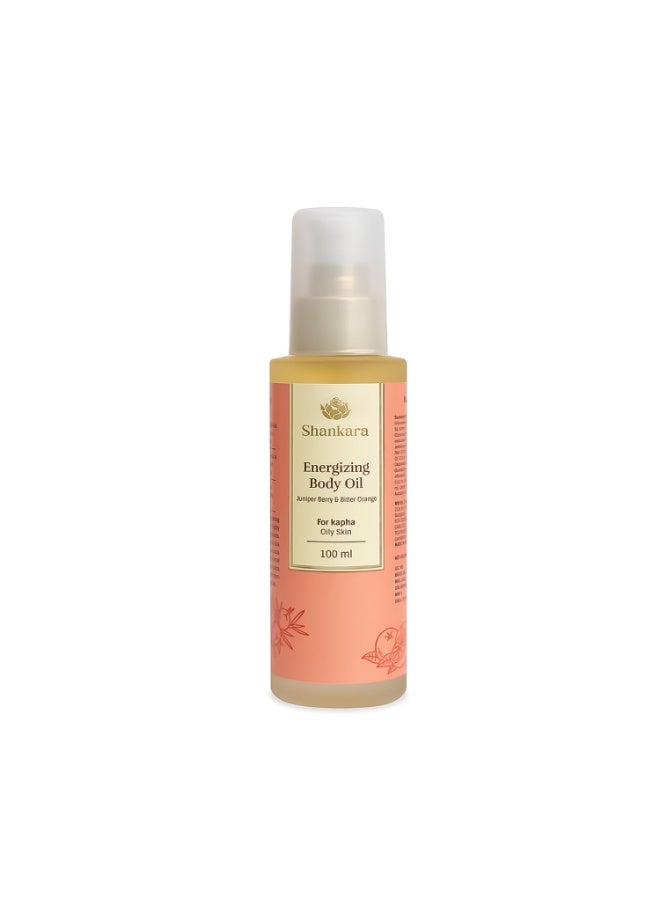 Shankara Energizing Body Oil enriched with Juniper Berry, Cassia & Ginger | Restores balance & delights the skin | Unisex - All Skin Types (100 ml) - Image 1