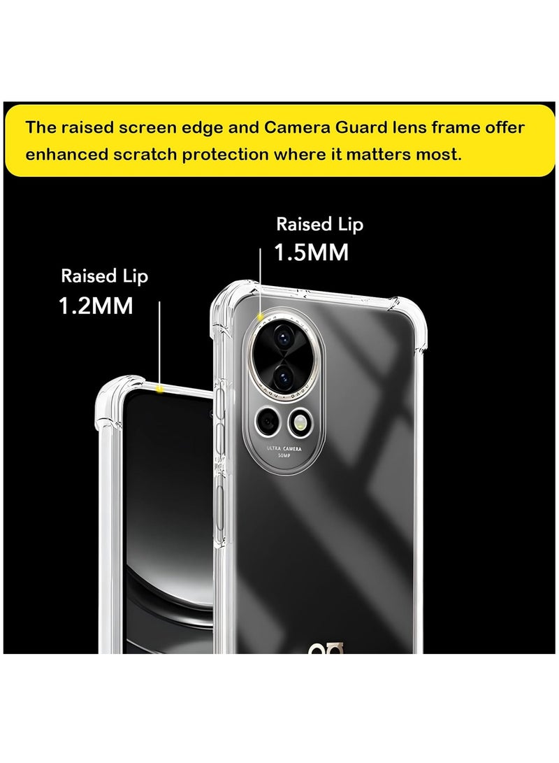 Phone Case For Huawei nova 13 5G/ Huawei nova 12 5G Crystal Clear Ultra Slim Anti Scratch Shockproof Protective TPU Back Cover
