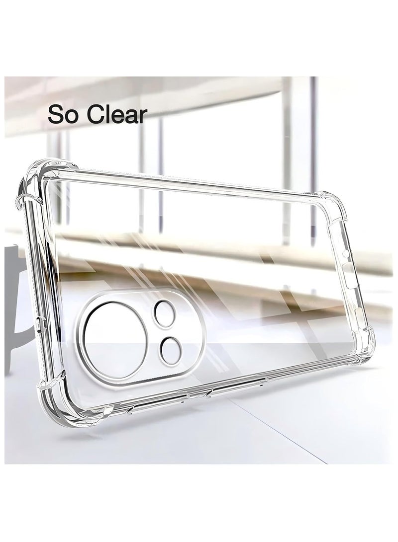 Phone Case For Huawei nova 13 5G/ Huawei nova 12 5G Crystal Clear Ultra Slim Anti Scratch Shockproof Protective TPU Back Cover