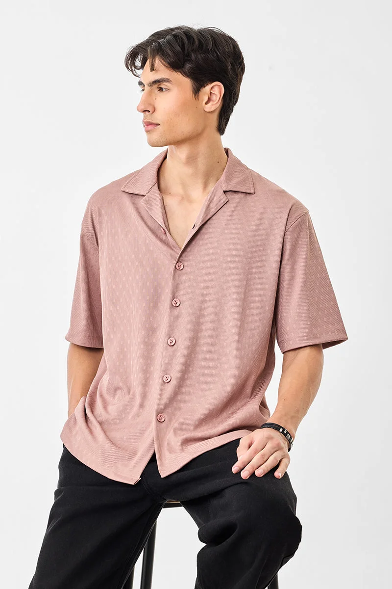 SNITCH Box Fit Half Sleeves Stretch Shirt