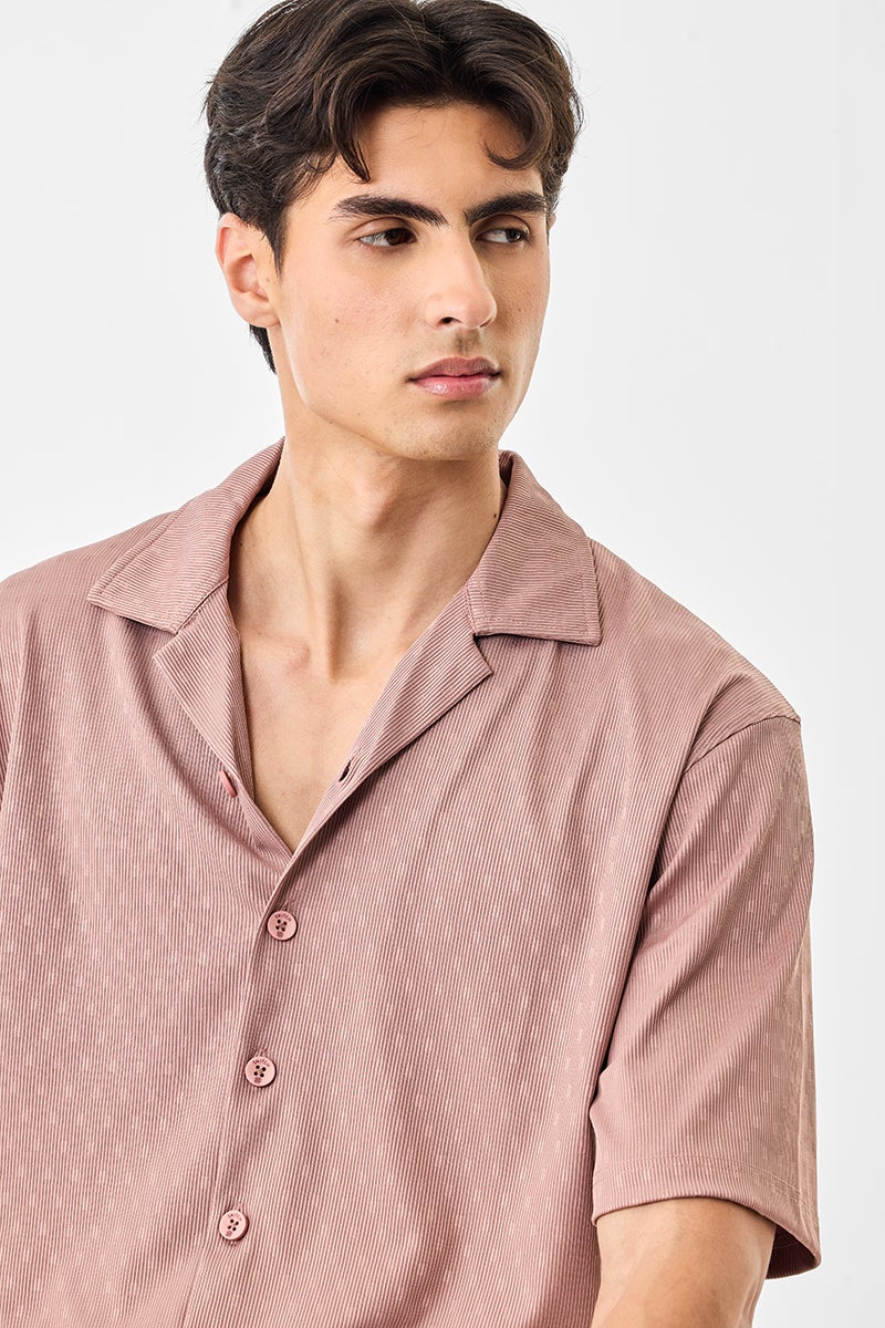 SNITCH Box Fit Half Sleeves Stretch Shirt - Image 3
