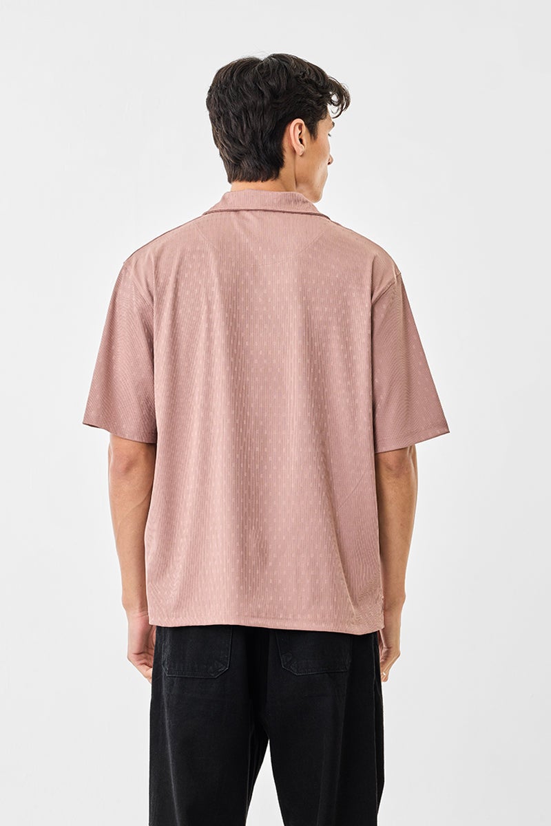 SNITCH Box Fit Half Sleeves Stretch Shirt - Image 4