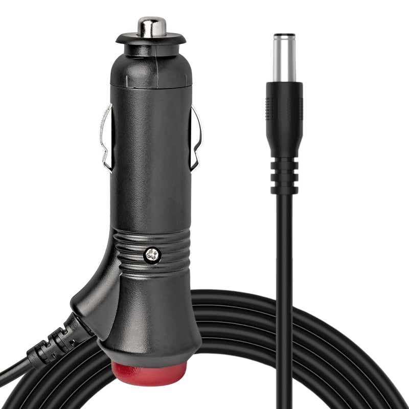 Anina 12V Car Charger Adapter for Selected Snailax Back Massage Seat Cushion Replacement Power Cord Cable Cigarette Lighter Compatible with ComfierSnailaxZYILION Neck Back Massage Cushion - Image 3