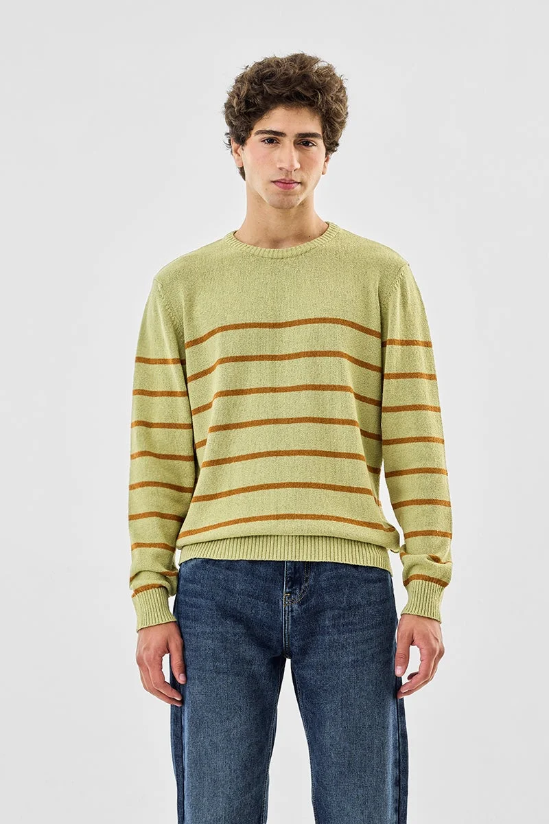 SNITCH Stripes Regular Fit Sweater