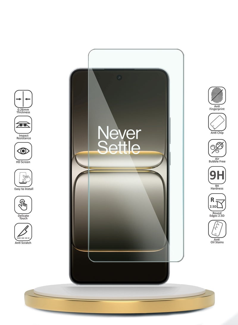 Wtech OnePlus Nord CE5 5G 2025 WTech Premium Series Curved Edges 9H 2.5D Tempered Glass Screen Protector (MSG9CN) - Clear - Image 2