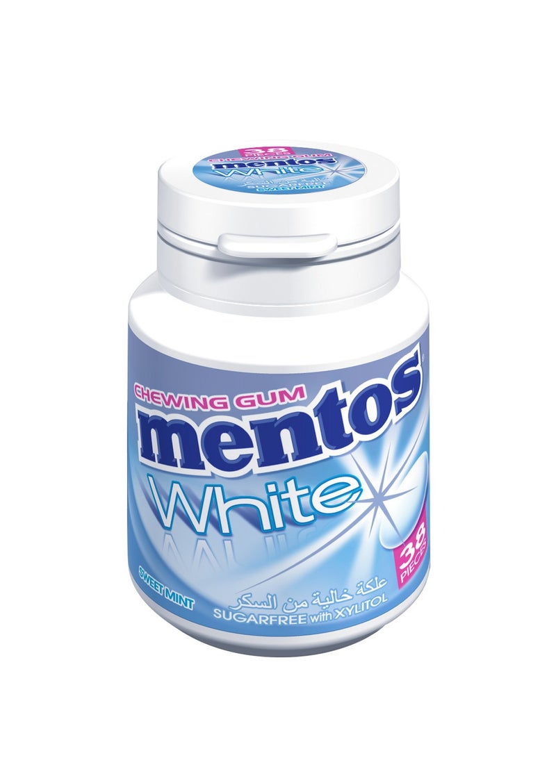 Mentos علكة نعناع حلوة بيضاء خالية من السكر - Image 1