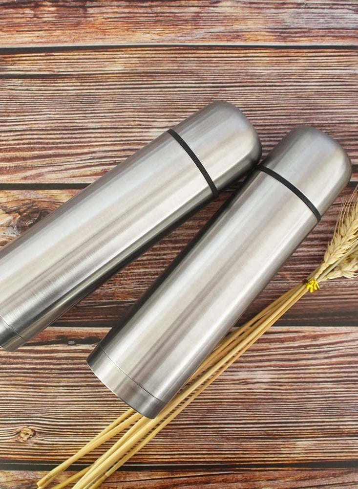 Stainless Steel Vacuum Bottle Sweat Free Leakproof Dishwasher Safe Water Bottle Silver 1Liters  - Image 4