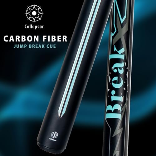 Collapsar Carbon Fiber Jump Break Cue3Pieces 129mm Tip Power Break Pool Cue20oz Punch Jump Billiard Cue Stick - Image 3