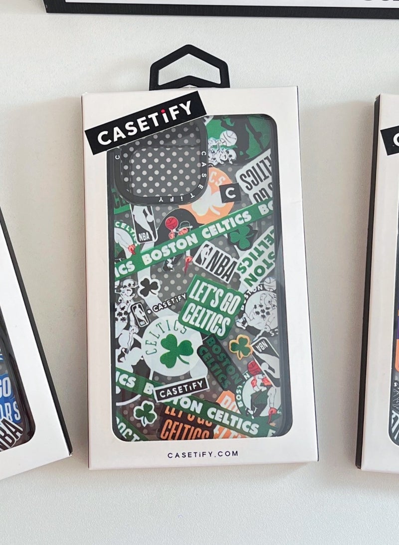 كاستيفي حافظة لهاتف iPhone 15 Pro Max، NBA CELTICS Mania، حافظة مغناطيسية Magsafe MagFit، غطاء تكنولوجيا مضاد للاصفرار - Image 3